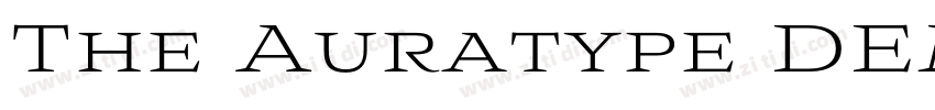 The Auratype DEMO Re字体转换